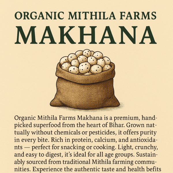 Organic Mithila Farms Makhana
